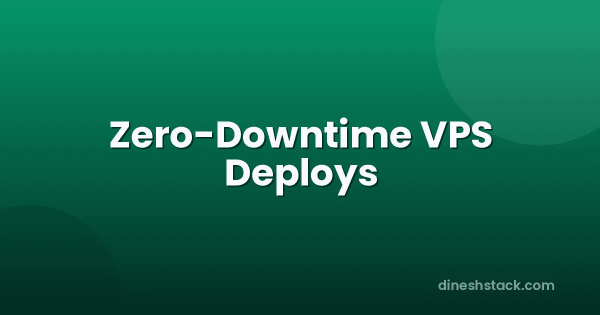 How to migrate Laravel 13 + Next.js to Zero-Downtime VPS Releases