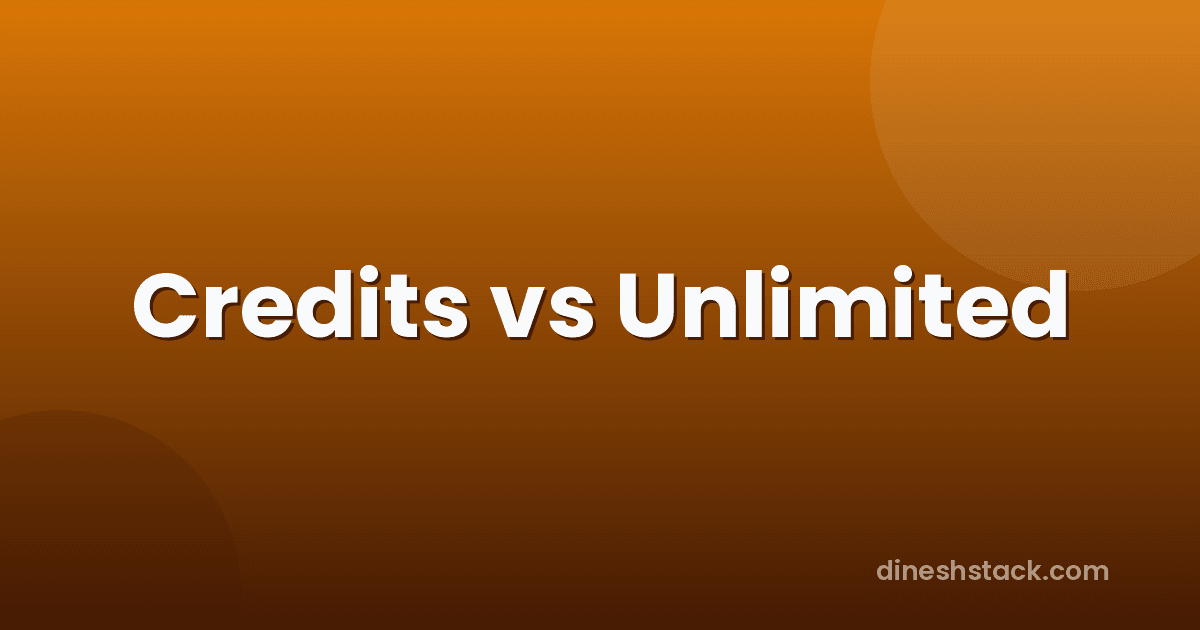 Higgsfield Credits vs Unlimited: When to Use Which?