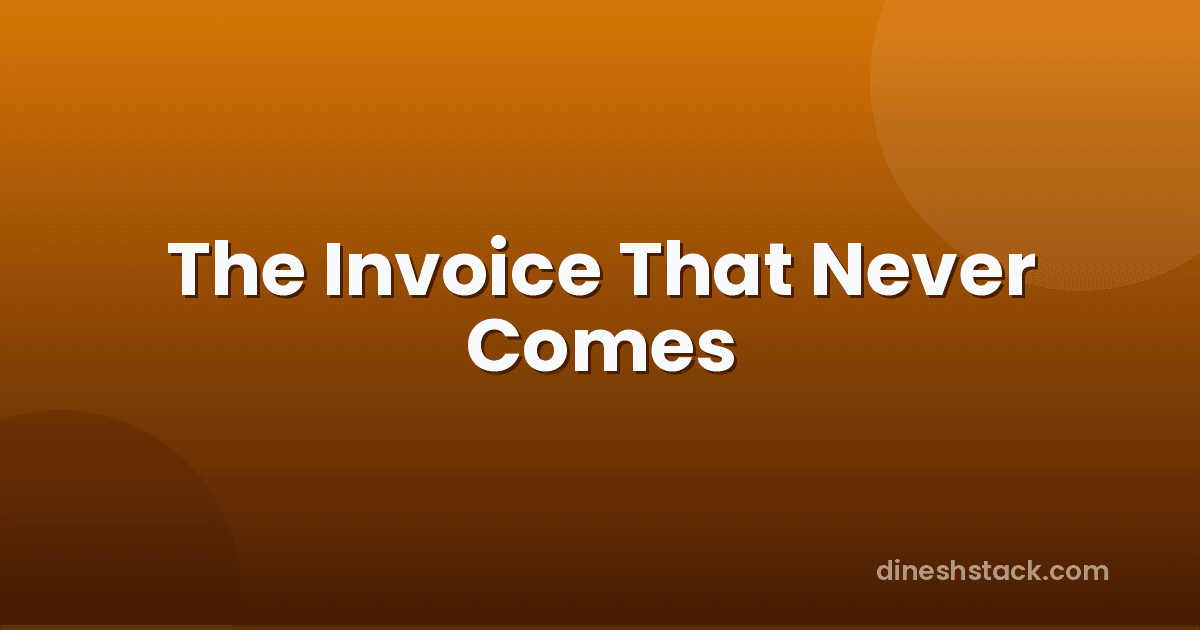 WhatsApp Cloud API sends you no invoice until it is too late