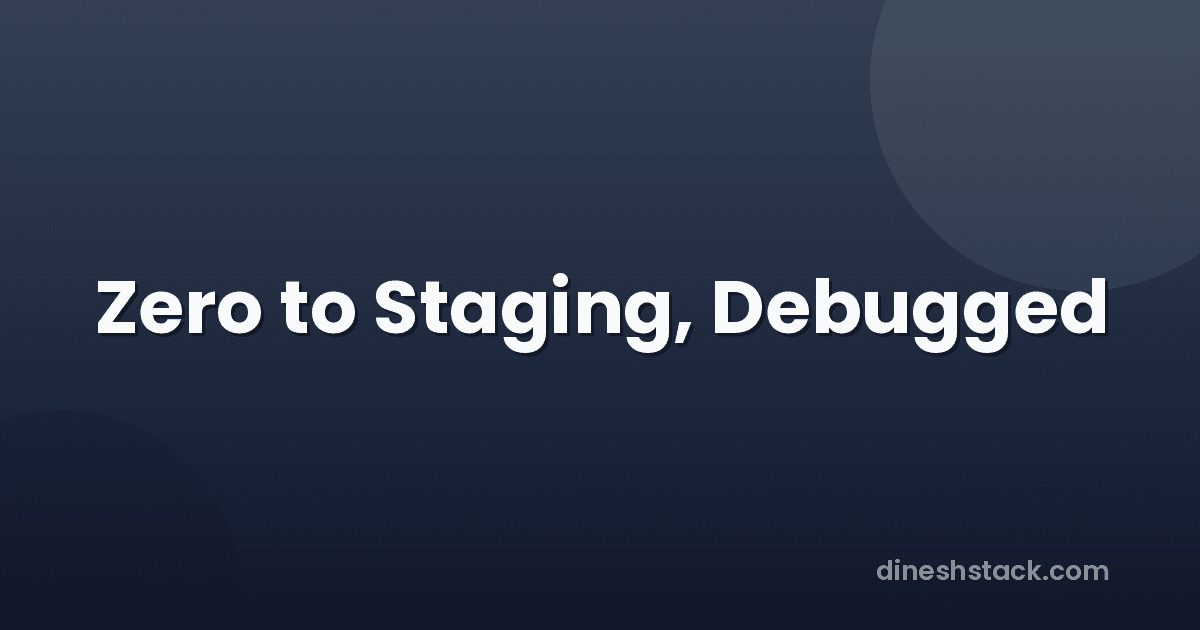From Zero to Staging: A Real-World Laravel + Node.js Docker Deployment (With Every Bug We Hit)