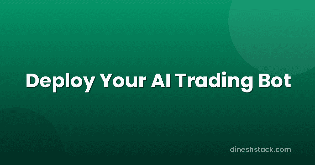 How to Deploy an AI Crypto Trading Bot on Your VPS