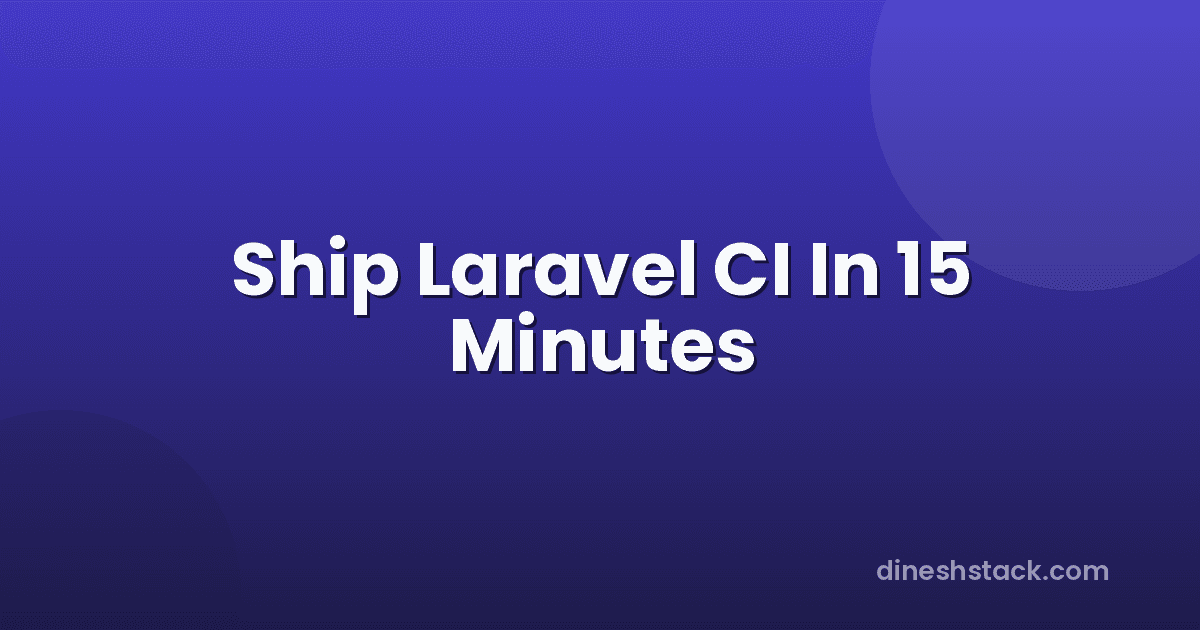 Build Your First GitHub Actions Workflow for Laravel