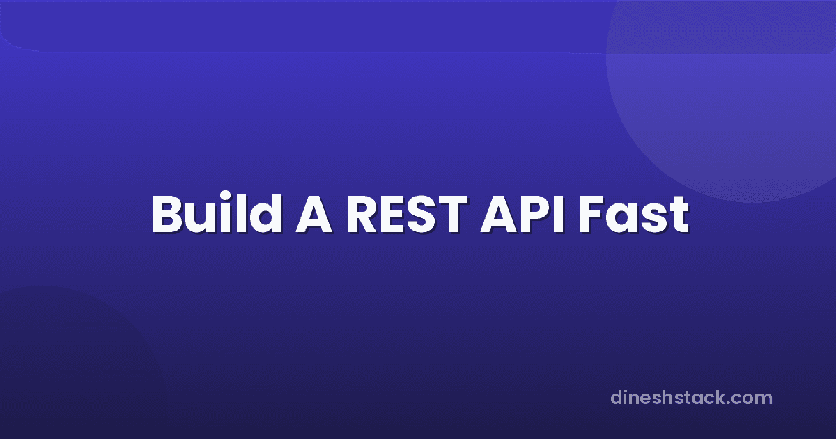 Build a REST API with Laravel 13 and Sanctum in 30 Minutes