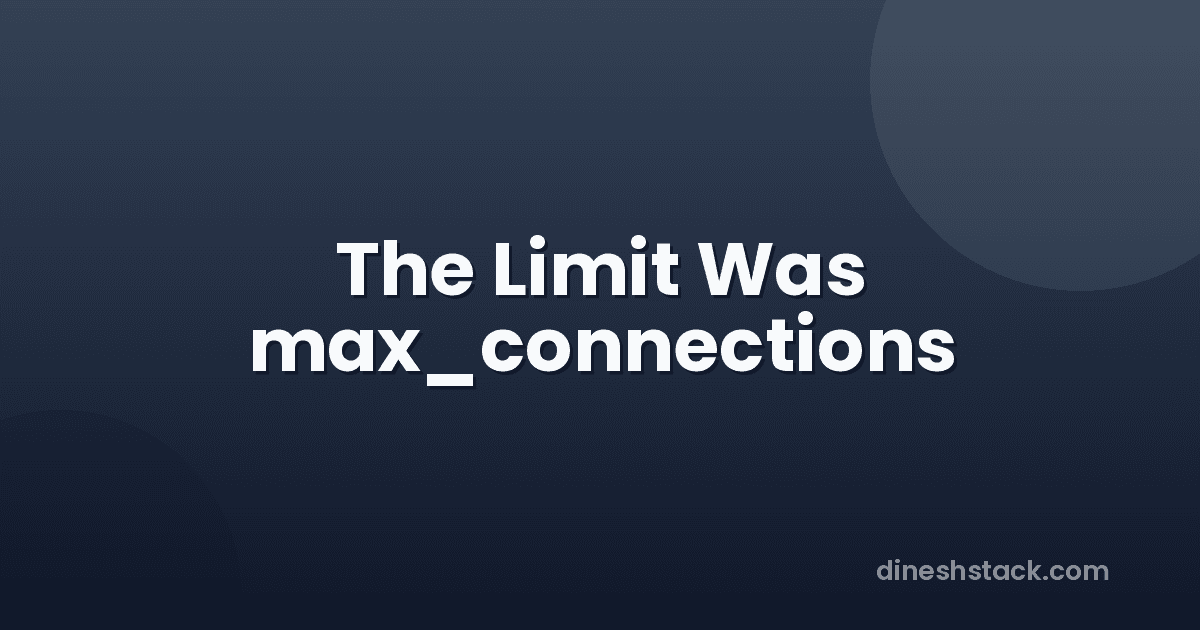 24 workers configured, 6 ever used, and the number that actually mattered was MySQL's max_connections