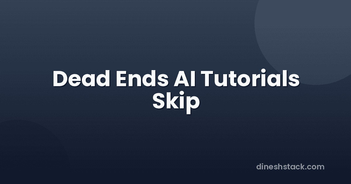The Messy Reality: 5 Dead Ends the AI Tutorials Skip