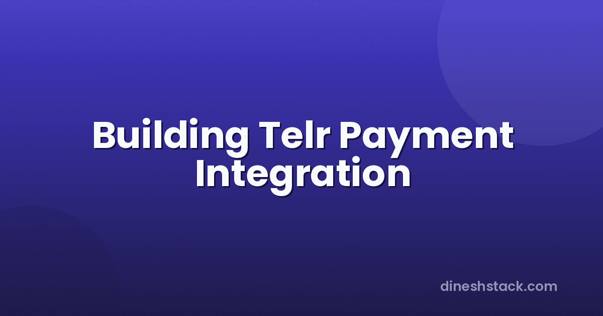 Telr Payment Gateway Integration in PHP and Laravel (+ Flutter App)